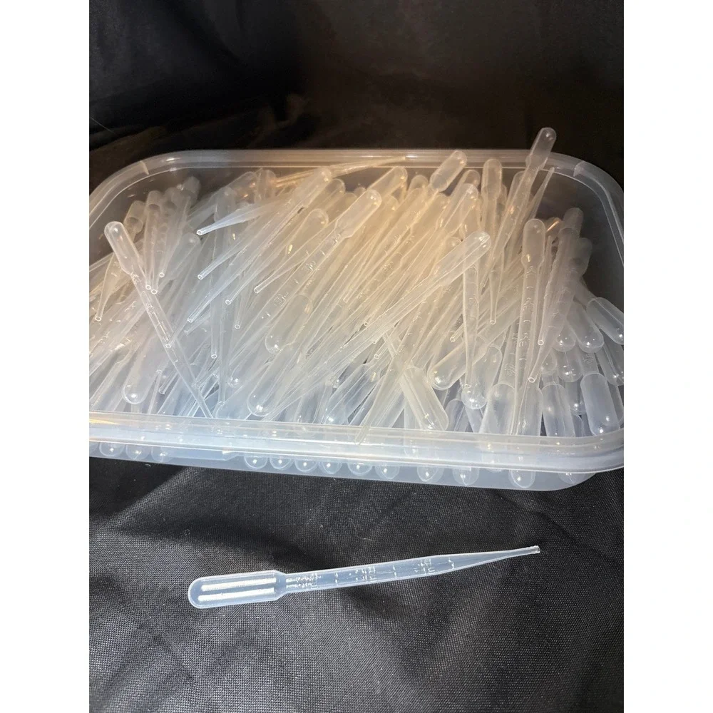 Plastic Transfer Pipettes 3ml‎ Graduated Disposable Droppers for Crafters